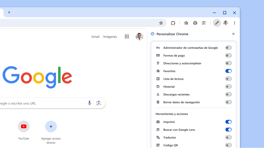 Una nueva forma de personalizar la barra de herramientas